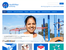 Tablet Screenshot of healthwest.org.au